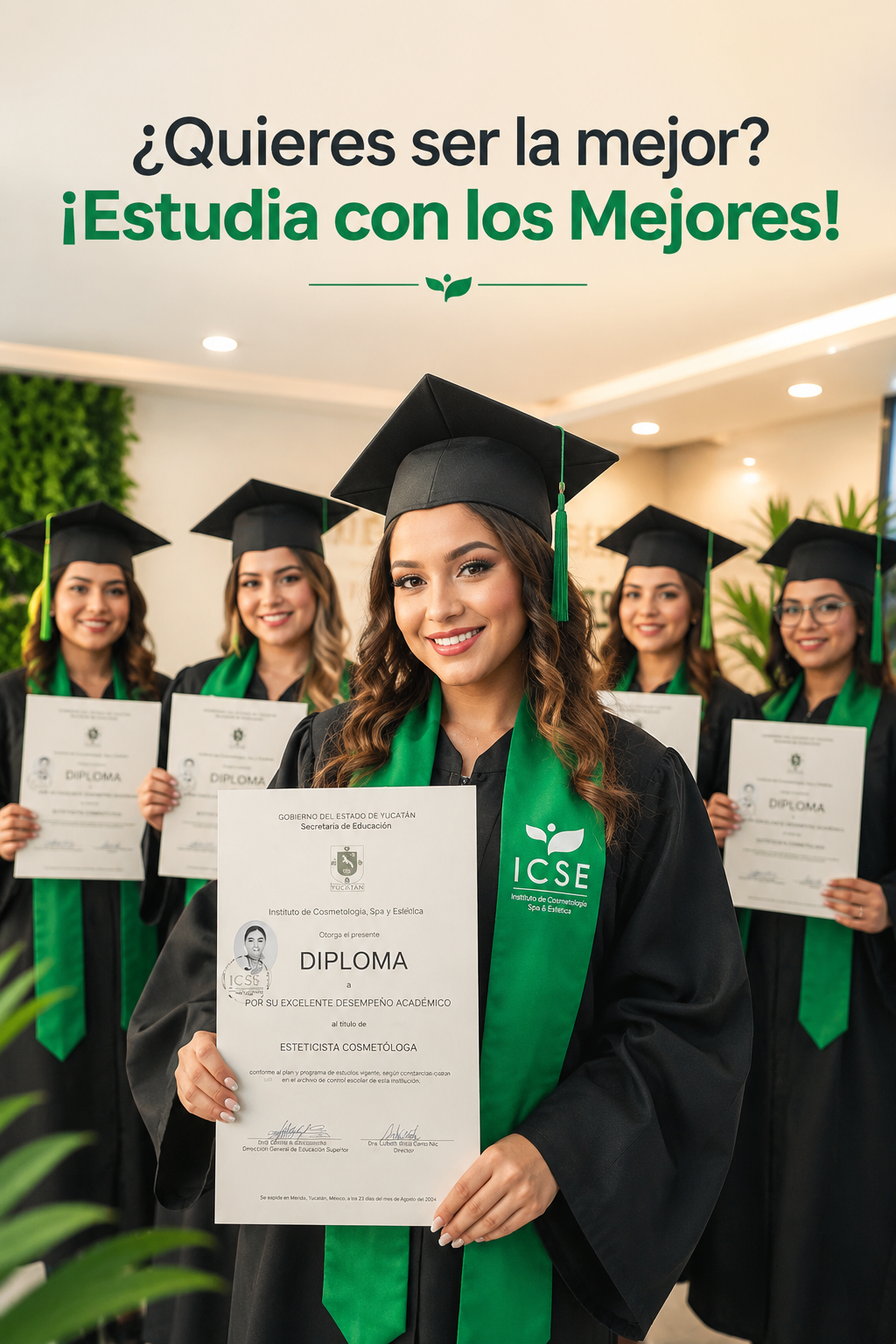 Egresadas y graduadas ICSE Instituto de Cosmetología