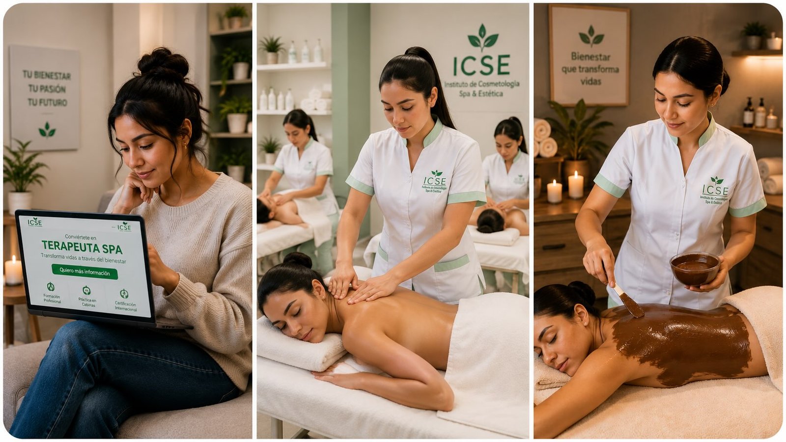 Transformación profesional ICSE Terapeuta Spa